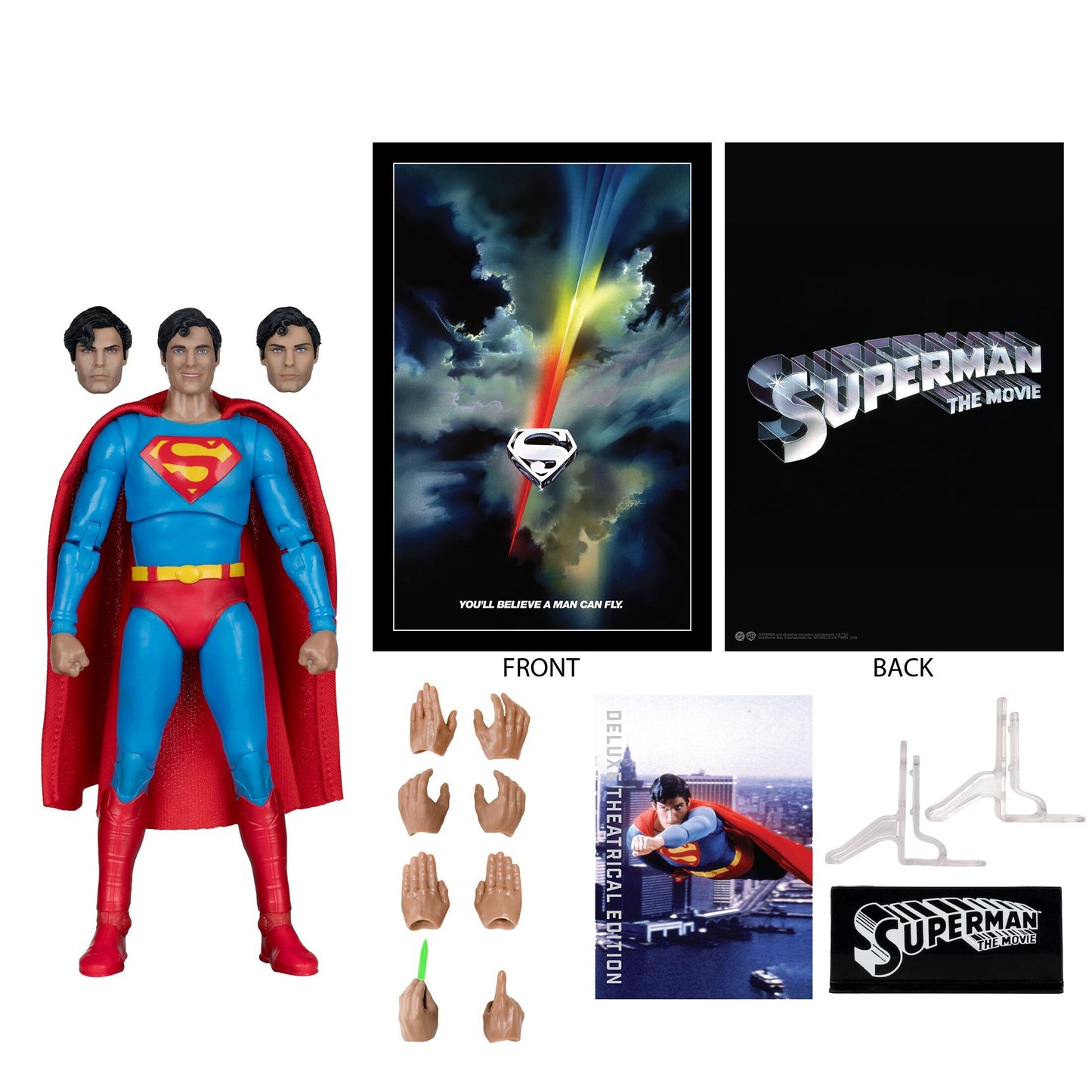 DC Multiverse 7 Inch Deluxe Theatrical Action Figure - Superman (1978 Movie)