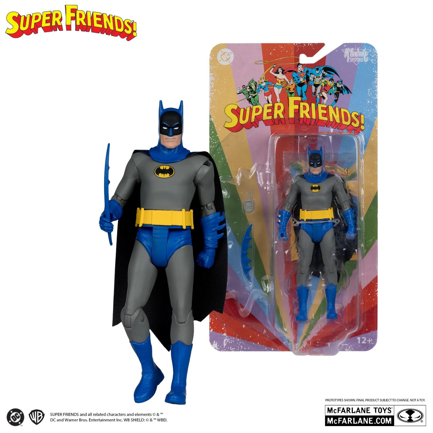 McFarlane DC Retro Super Friends 6 Inch Action Figure Wave 15 - Batman V2