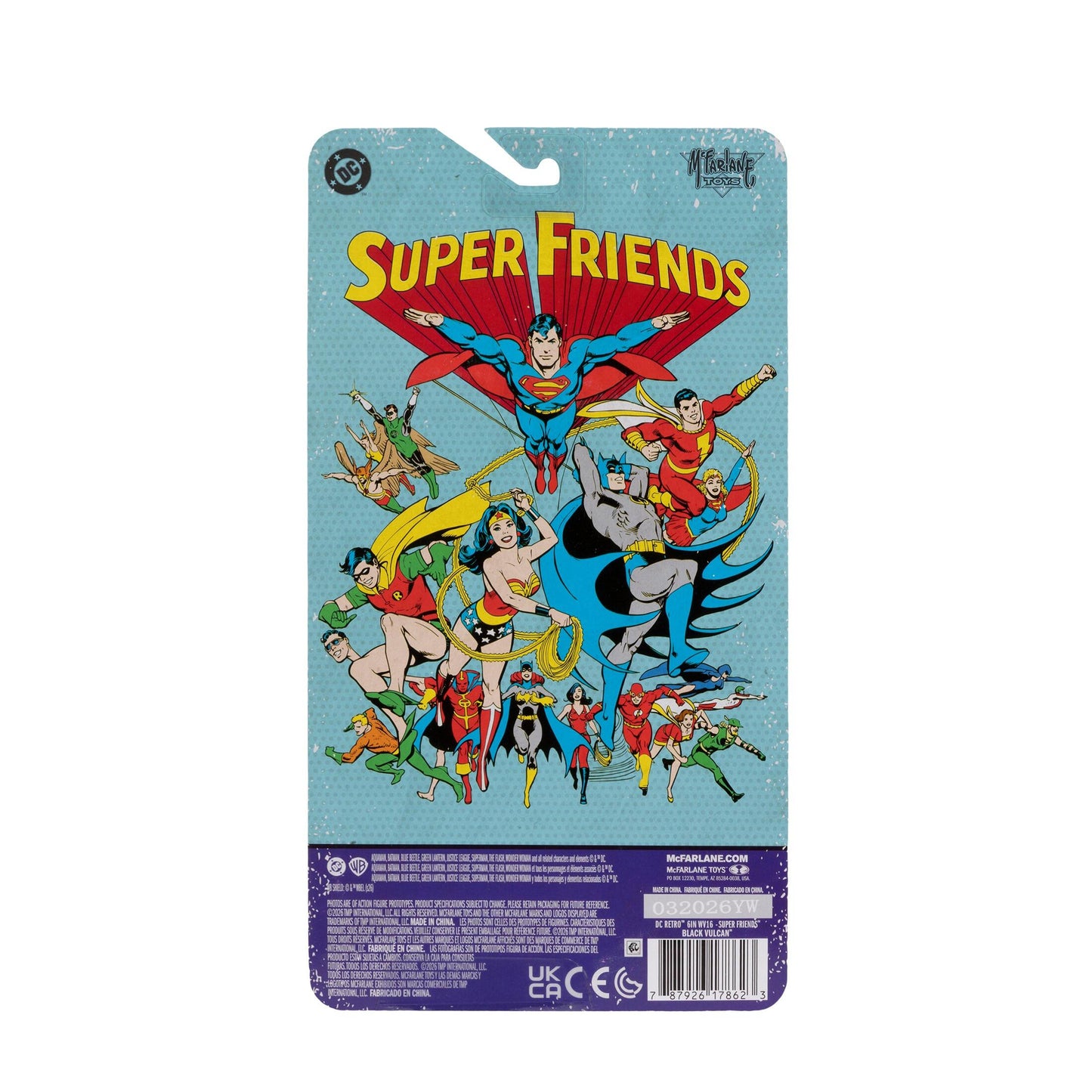 *PRE-ORDER McFarlane DC Retro Super Friends 6 Inch Action Figure Wave 16 - Black Vulcan
