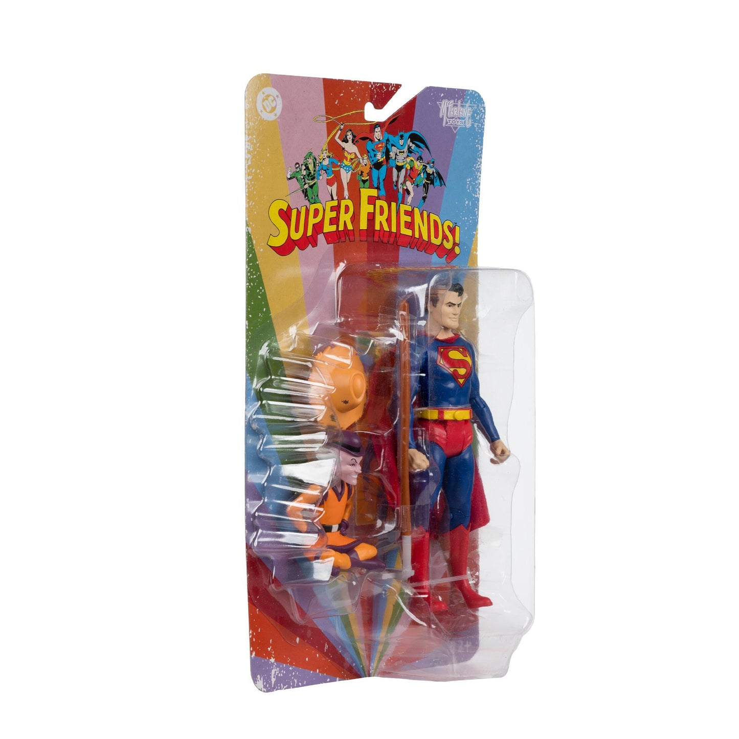 *PRE-ORDER McFarlane DC Retro Super Friends 6 Inch Action Figure Wave 16 - Farmer Superman & Mr Mxyzptlk