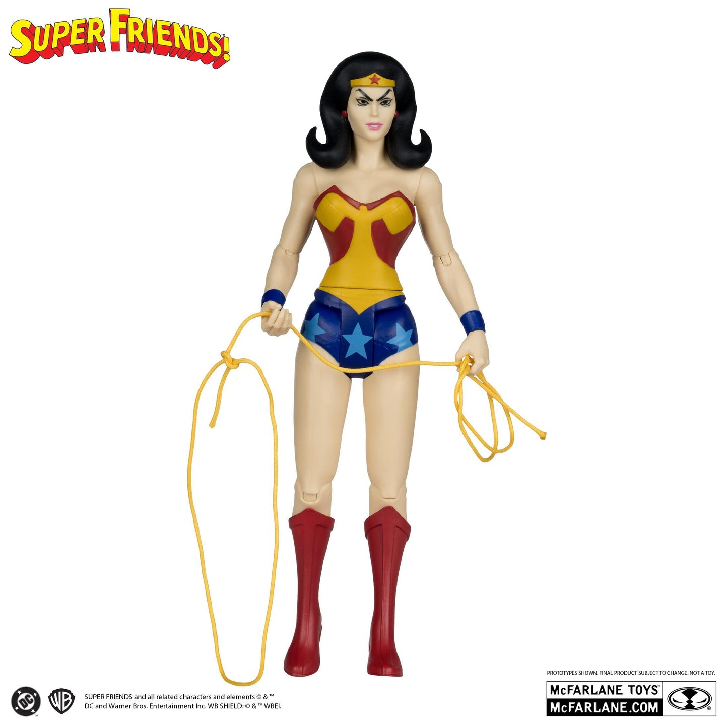 *PRE-ORDER McFarlane DC Retro Super Friends 6 Inch Action Figure Wave 16 - Evil Wonder Woman (Red Platinum)