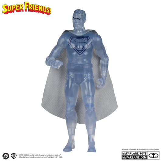 *PRE-ORDER McFarlane DC Retro Super Friends 6 Inch Action Figure Wave 16 - Superman Crystallized (Red Platinum)