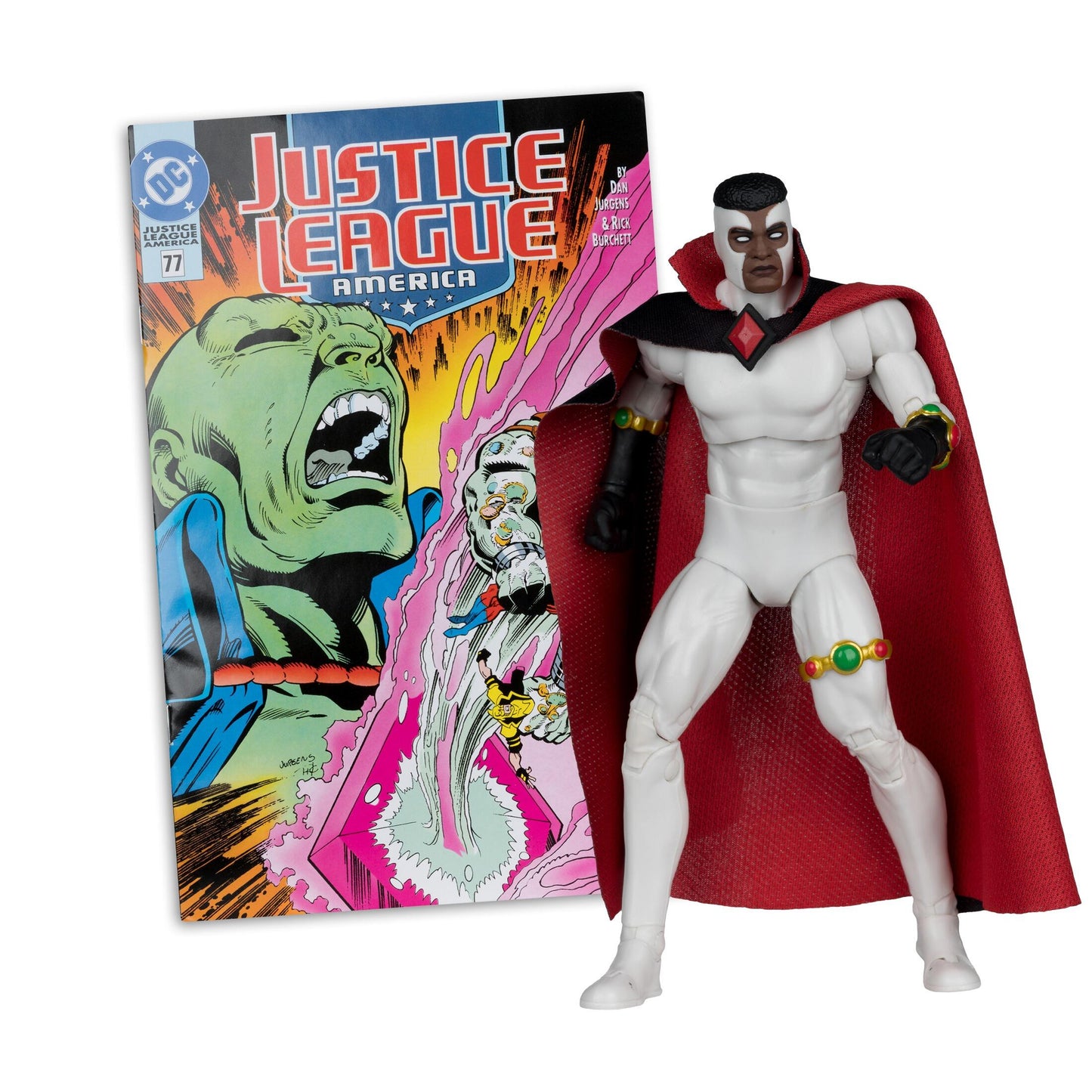 DC Direct 7 Inch Action Figure Page Punchers Wave 12 - Bloodwynd (Red Platinum)