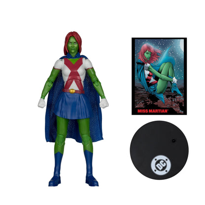 DC Direct 7 Inch Action Figure Page Punchers Wave 12 - Miss Martian (Red Platinum)