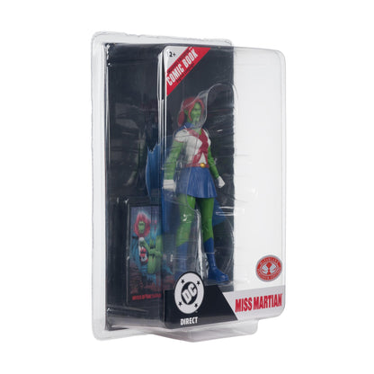 DC Direct 7 Inch Action Figure Page Punchers Wave 12 - Miss Martian (Red Platinum)