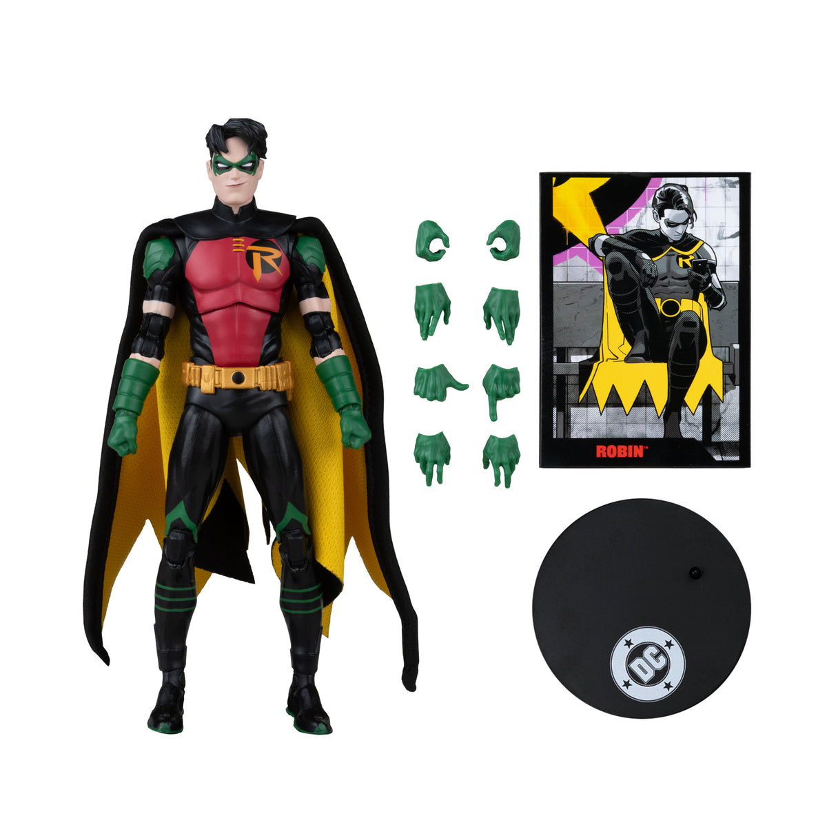 PRE-ORDER DC Direct 7 Inch Action Figure Page Punchers Wave 14 - Tim Drake Robin (Red Platinum)