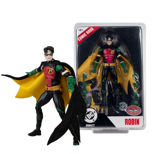 PRE-ORDER DC Direct 7 Inch Action Figure Page Punchers Wave 14 - Tim Drake Robin (Red Platinum)