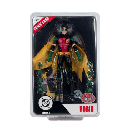 PRE-ORDER DC Direct 7 Inch Action Figure Page Punchers Wave 14 - Tim Drake Robin (Red Platinum)