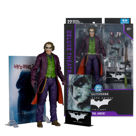 DC Multiverse 7 Inch Deluxe Theatrical Action Figure - The Joker (The Dark Knight)