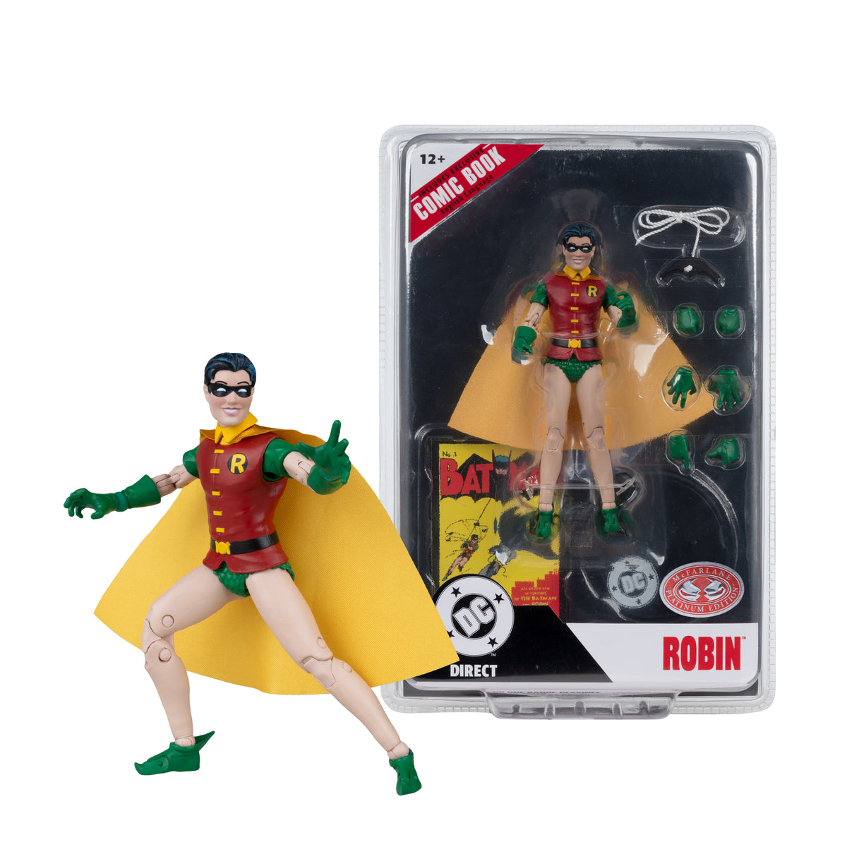 PRE-ORDER DC Direct 7 Inch Action Figure Page Punchers Wave 14 - Dick Grayson (Batman #1)