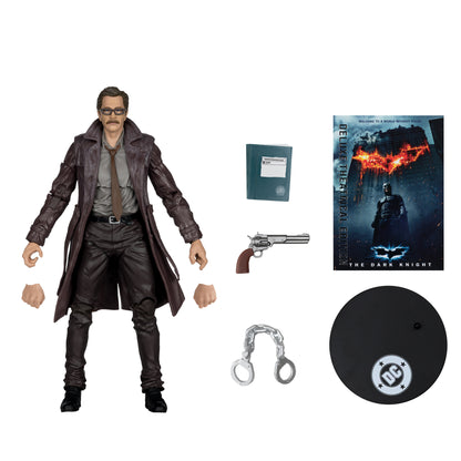DC Multiverse 7 Inch Deluxe Theatrical Action Figure Wave 5 - Commissioner Gordon (The Dark Knight)