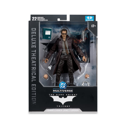 DC Multiverse 7 Inch Deluxe Theatrical Action Figure Wave 5 - Commissioner Gordon (The Dark Knight)