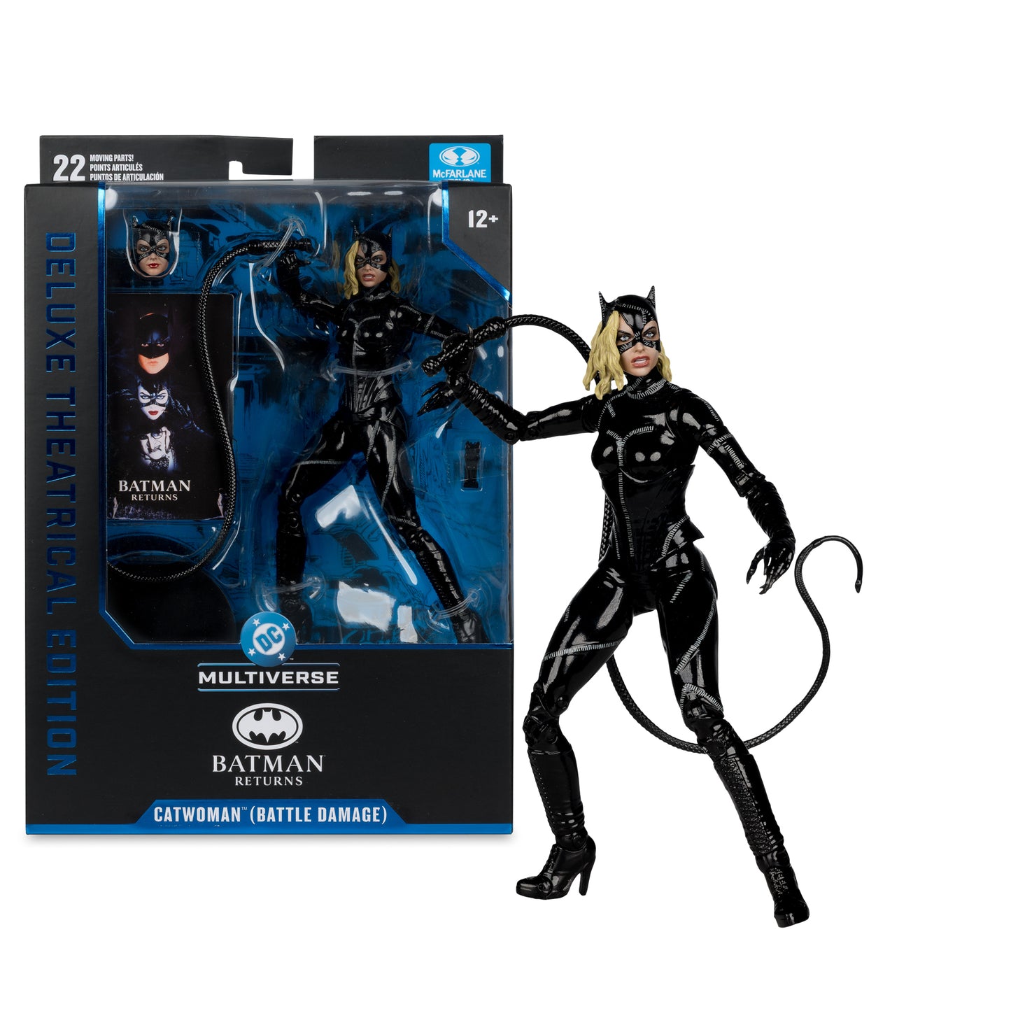 DC Multiverse 7 Inch Deluxe Theatrical Action Figure Wave 5 - Battle Damaged Catwoman (Batman Returns)