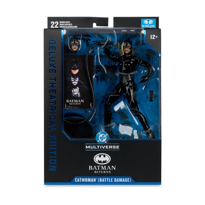 DC Multiverse 7 Inch Deluxe Theatrical Action Figure Wave 5 - Battle Damaged Catwoman (Batman Returns)