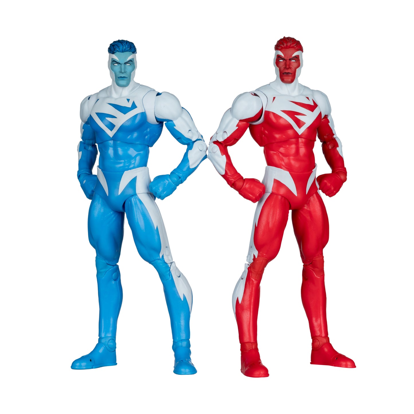 DC McFarlane Collector Edition 7 Inch Action Figure 2 Pack - Superman Blue Vs Superman Red