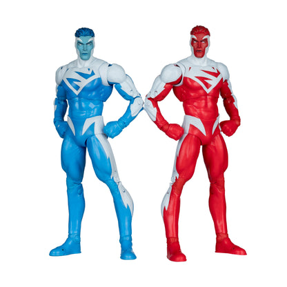 DC McFarlane Collector Edition 7 Inch Action Figure 2 Pack - Superman Blue Vs Superman Red