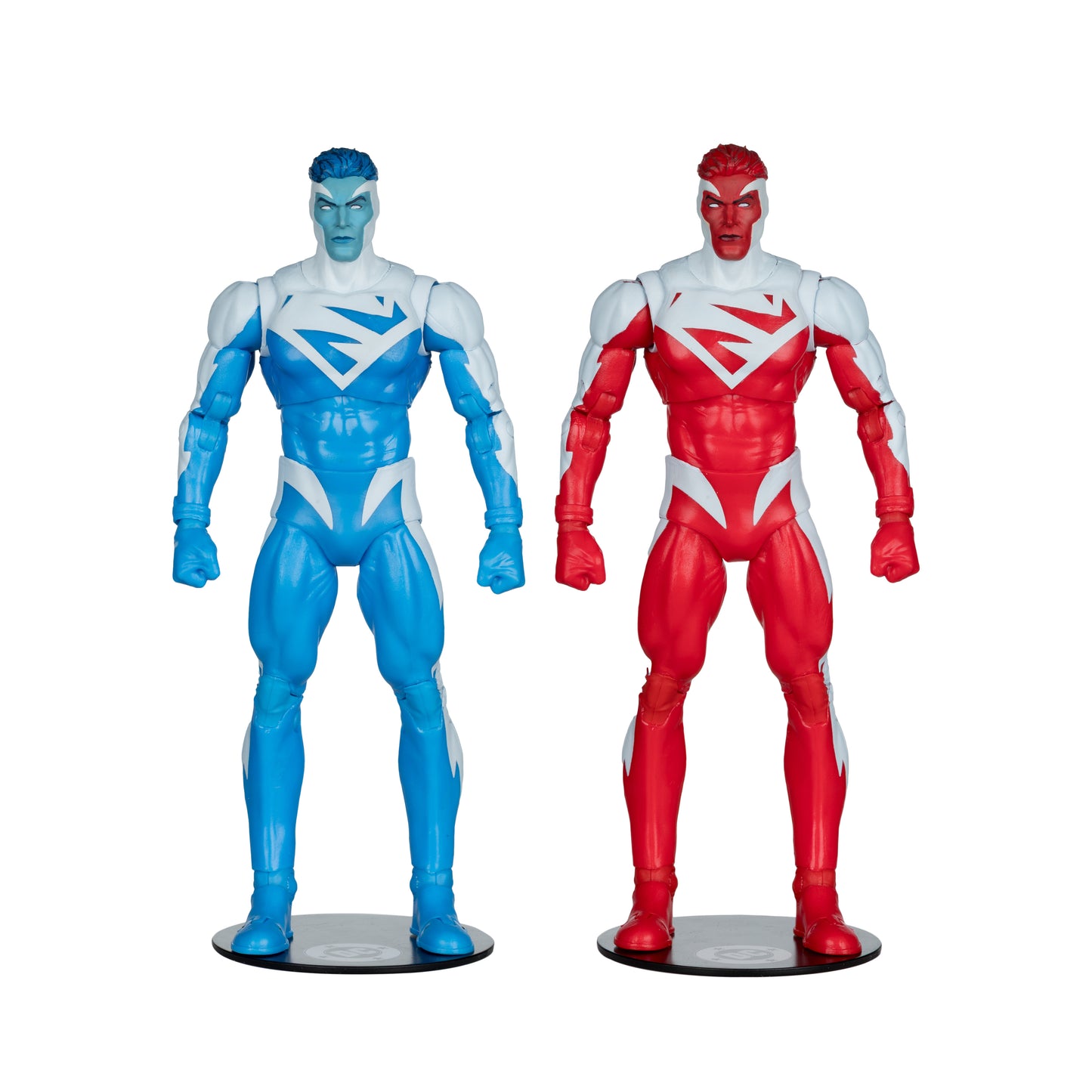 DC McFarlane Collector Edition 7 Inch Action Figure 2 Pack - Superman Blue Vs Superman Red