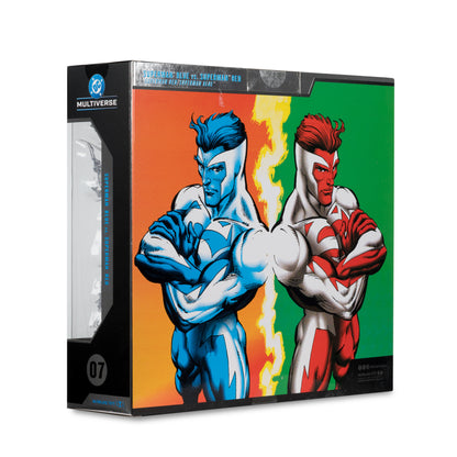 DC McFarlane Collector Edition 7 Inch Action Figure 2 Pack - Superman Blue Vs Superman Red