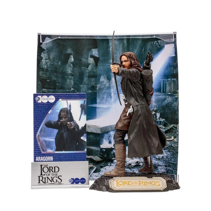 Lord of the Rings Movie Maniacs WB100 6 Inch Scale Posed Figure - Aragorn