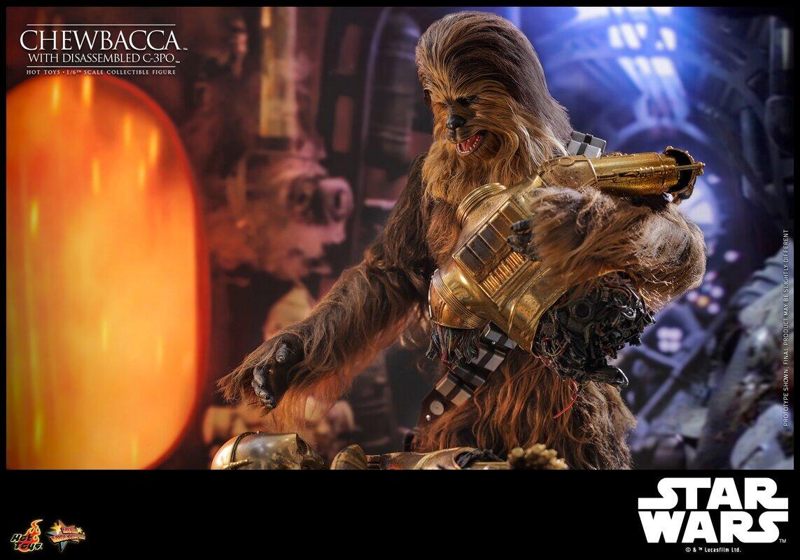 Chewbacca & C-3PO - Star Wars: Empire Strikes Back Hot Toys Collectibles 1/6 Scale Action Figure