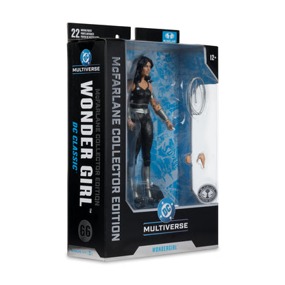 PRE-ORDER DC McFarlane Collector Edition #66 7 Inch Action Figure - Wonder Girl (Platinum Edition)