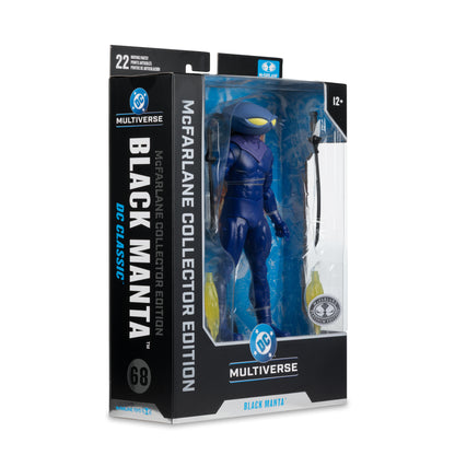 PRE-ORDER DC McFarlane Collector Edition #68 7 Inch Action Figure - Black Manta (Platinum Edition)
