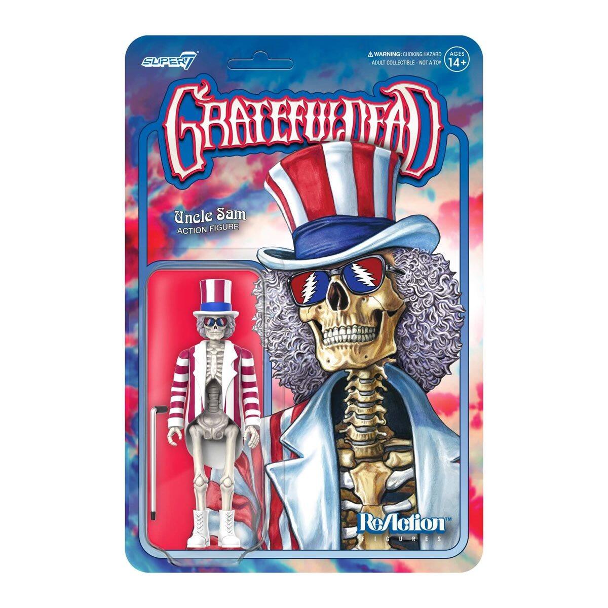Grateful Dead ReAction Action Figure - Uncle Sam Skeleton