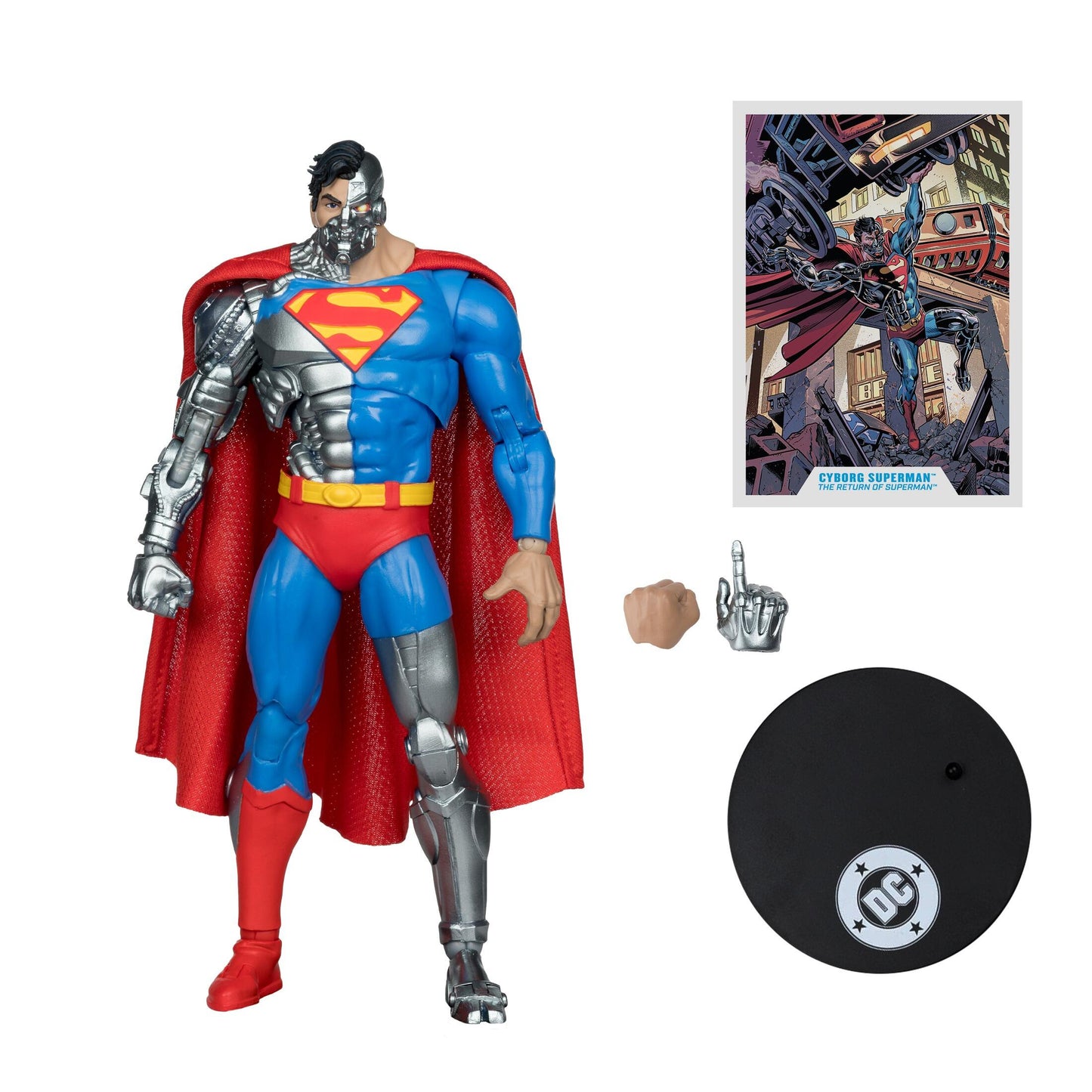 *PRE-ORDER DC Multiverse 7 Inch Scale Action Figure - Cyborg Superman (McFarlane Vault)