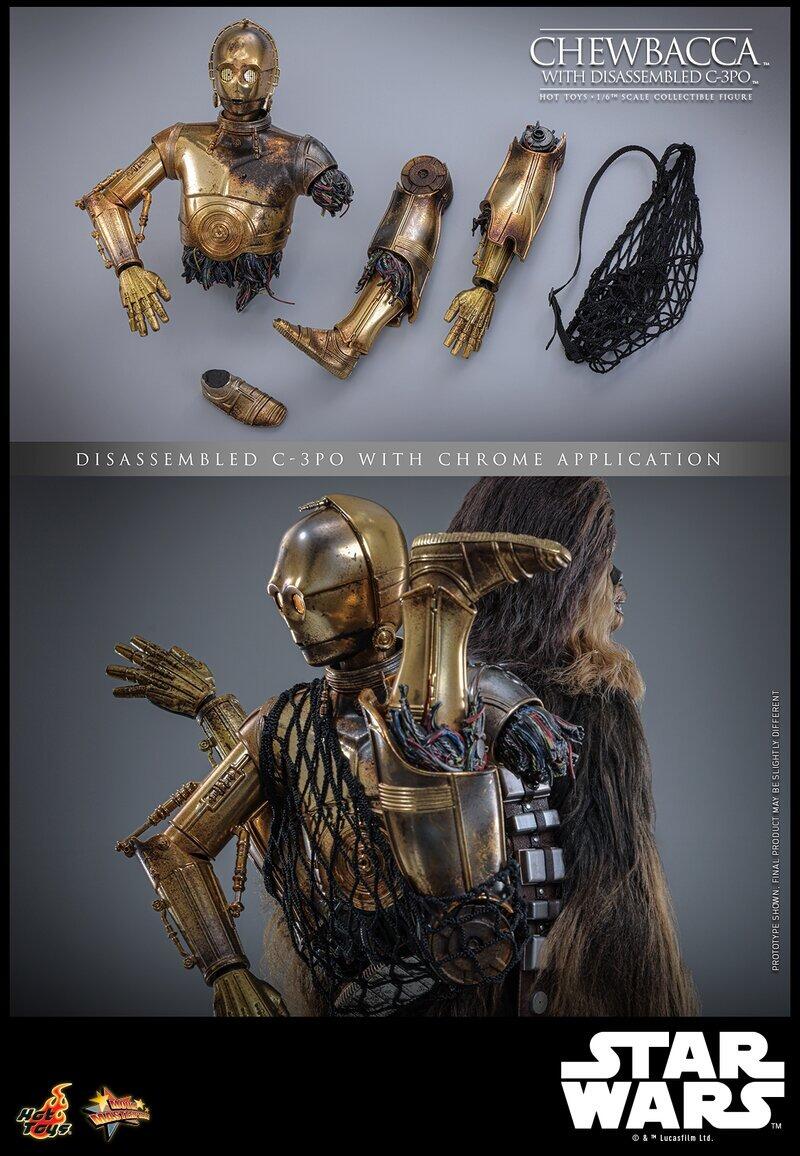 Chewbacca & C-3PO - Star Wars: Empire Strikes Back Hot Toys Collectibles 1/6 Scale Action Figure