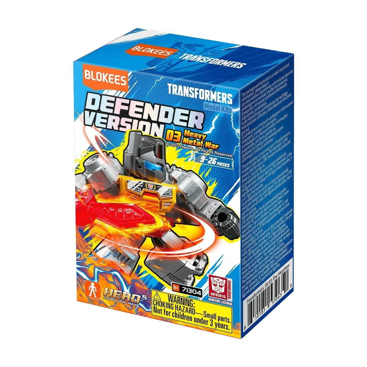 Transformers Defender Version: 03 Heavy Metal War Blokees Model Kit - Blind Box