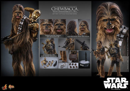 Chewbacca & C-3PO - Star Wars: Empire Strikes Back Hot Toys Collectibles 1/6 Scale Action Figure