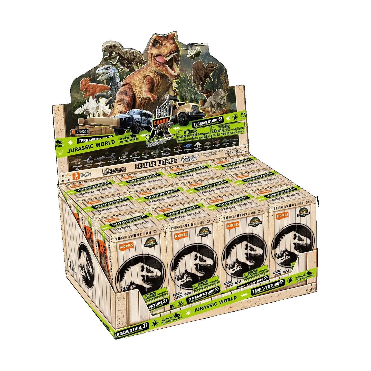 Jurassic World Terraventure TS-01 Blokees Action Figure - Dinosaur Capture Operation Blind Box