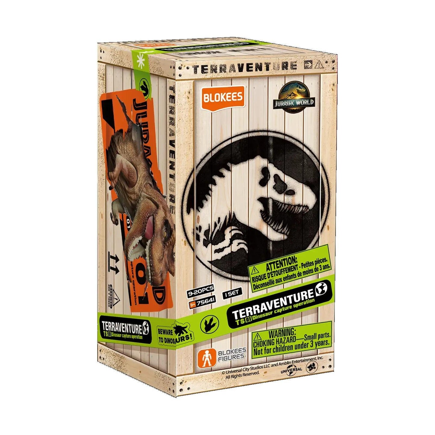 Jurassic World Terraventure TS-01 Blokees Action Figure - Dinosaur Capture Operation Blind Box