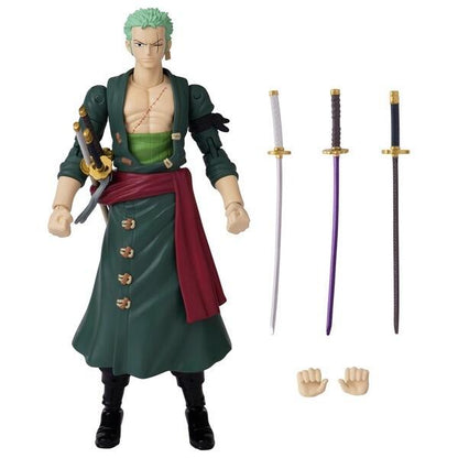 One Piece Anime Heroes 6.5 Inch Scale Action Figure - Roronoa Zoro