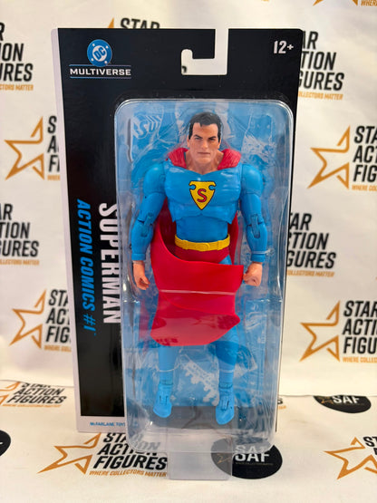 DC Multiverse 7 Inch Action Figure - Superman (Action Comics #1)(Blister Card)