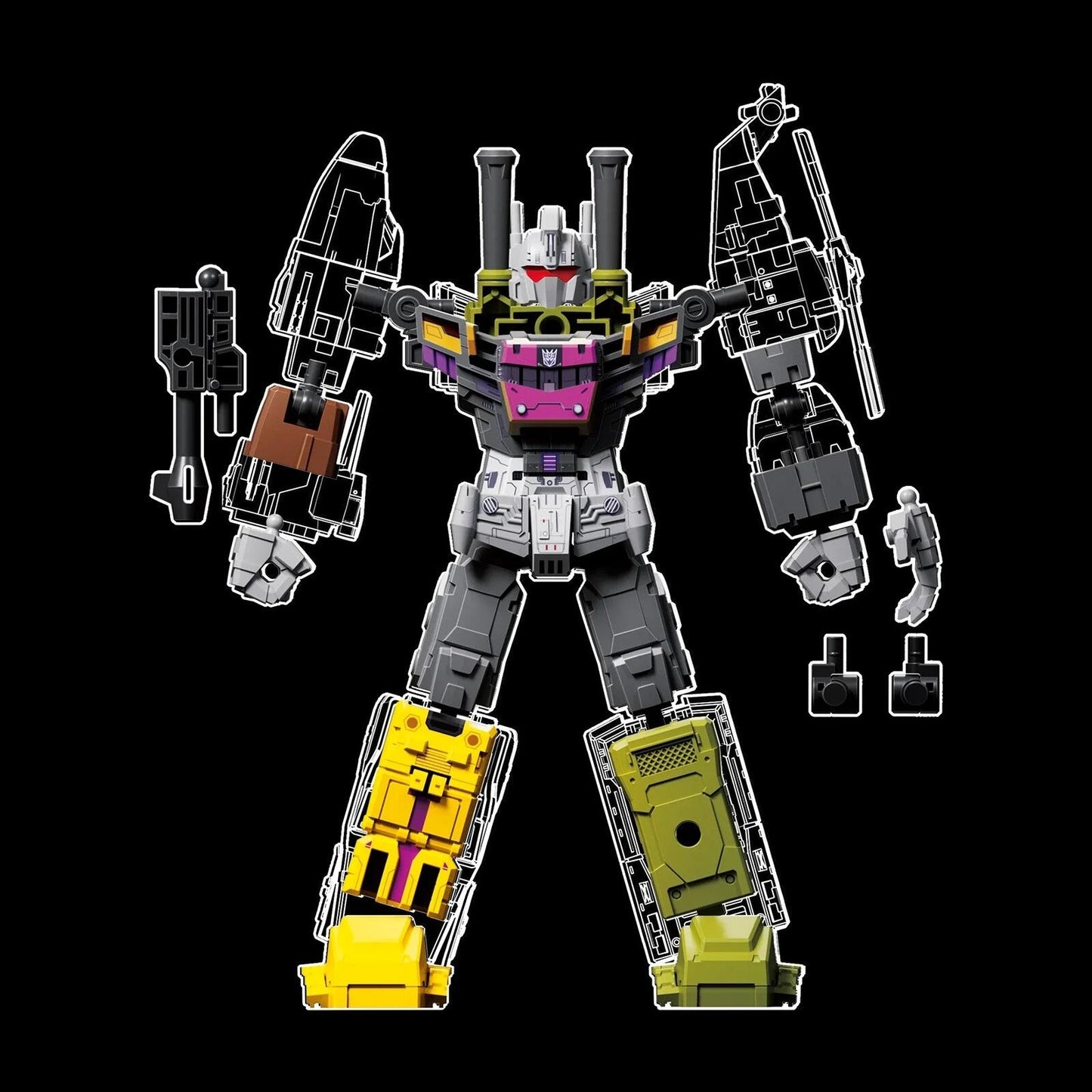 Transformers Combining Accessory Model Kit - Bruticus Combiner