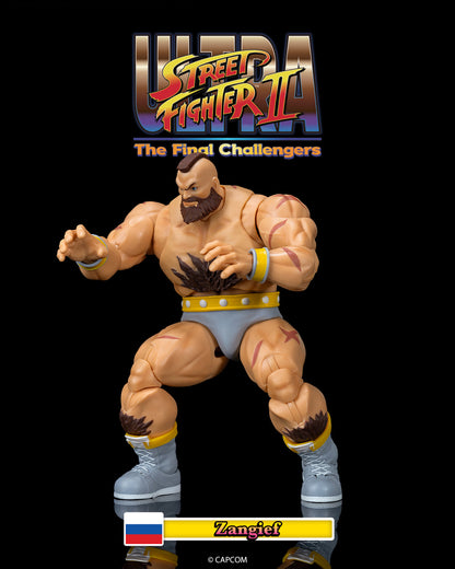 PRE-ORDER Ultra Street Fighter II 6 Inch Deluxe Exclusive Action Figure - Zangief (Player 2)