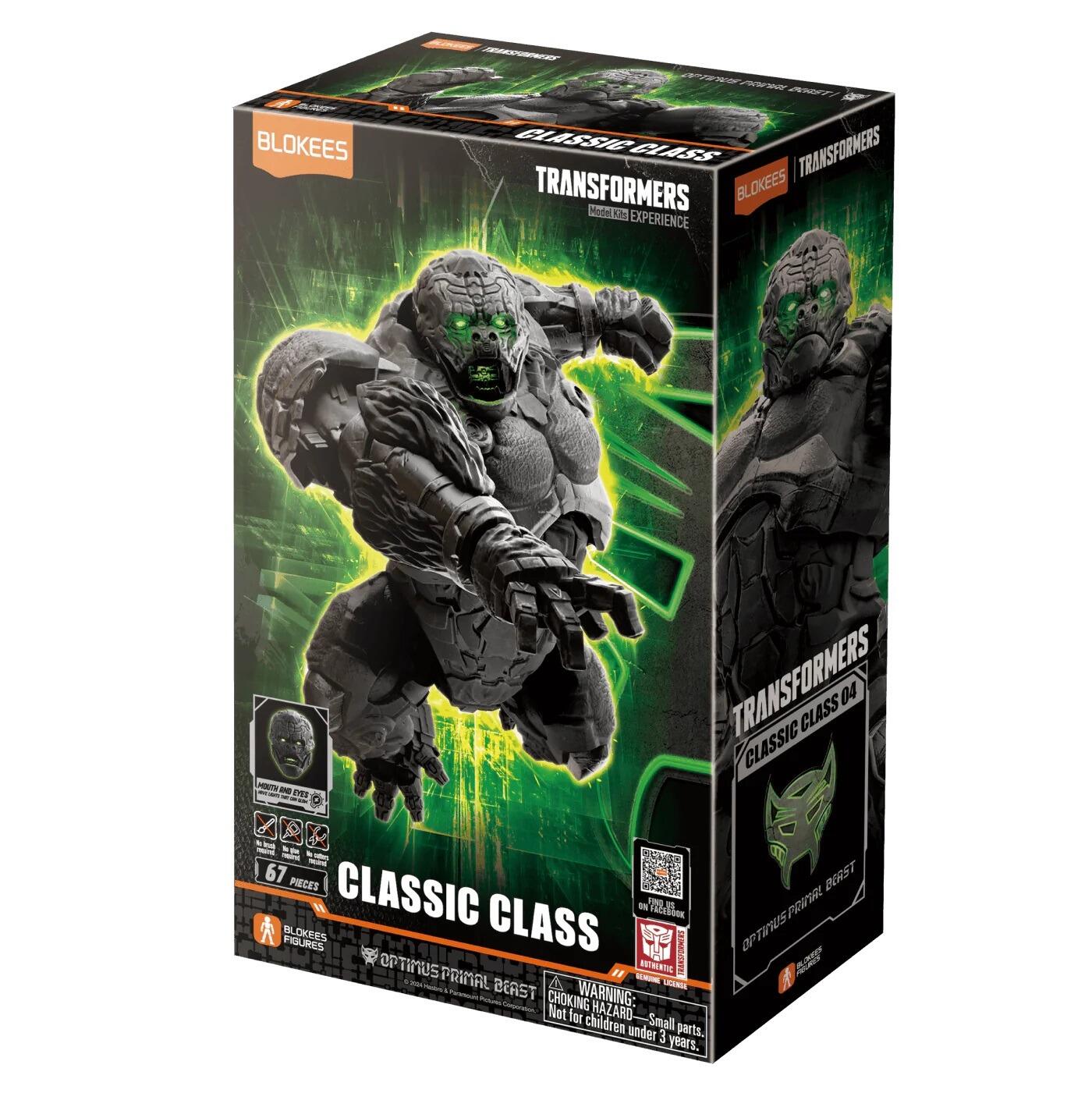 Transformers Classic Blokees 5 Inch Model Kit Class 04 - Optimus Primal Beast
