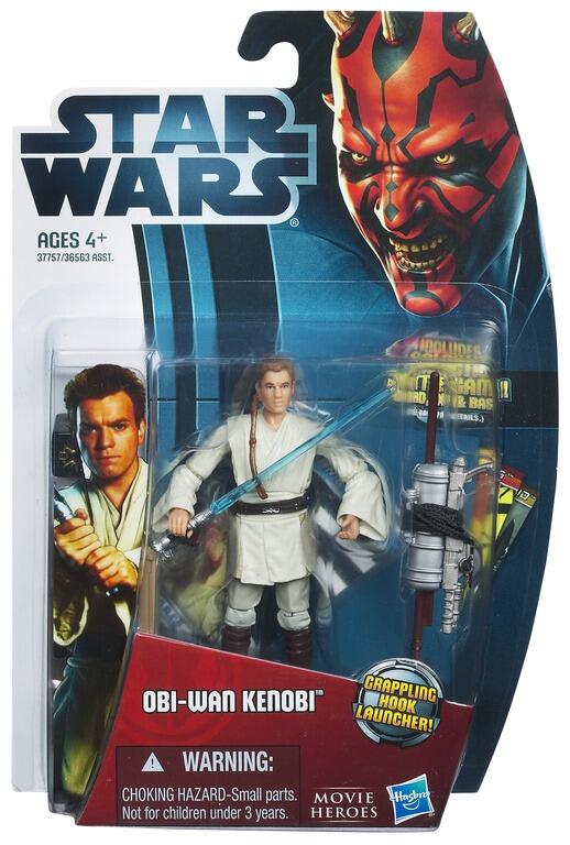 Star Wars Movie Heroes 3.75 Inch Action Figure - Obi Wan Kenobi
