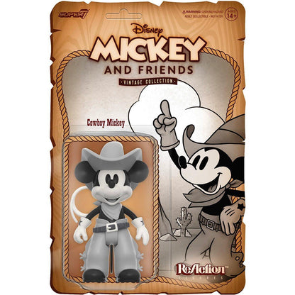 Mickey and Friends Disney ReAction Action Figure Wave 3 - Cowboy Mickey