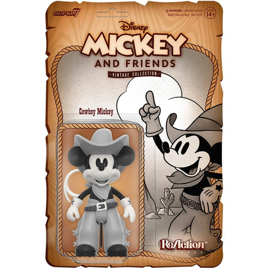 Mickey and Friends Disney ReAction Action Figure Wave 3 - Cowboy Mickey