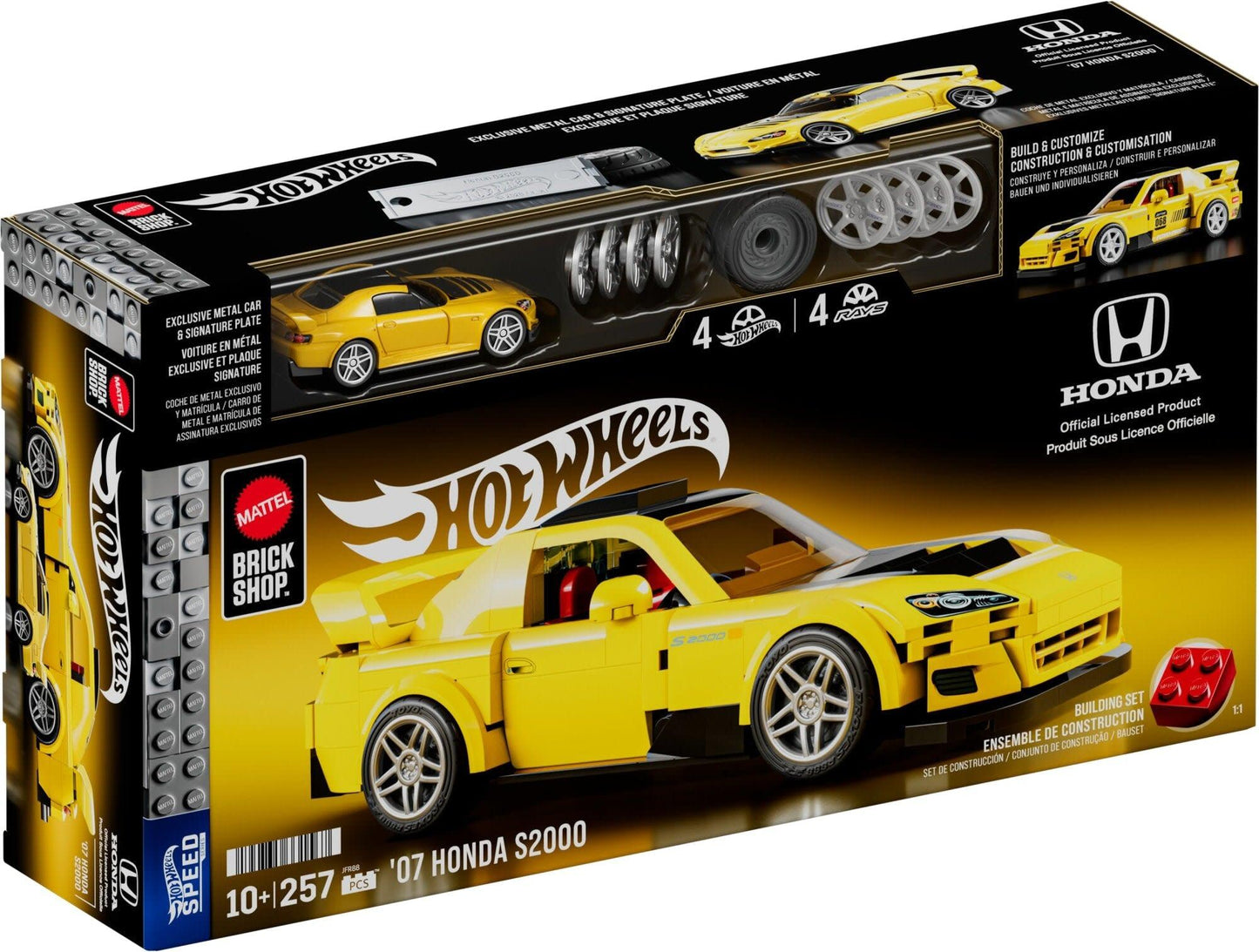 Mattel Brick Shop Hot Wheels 1:32 - '07 Honda S2000