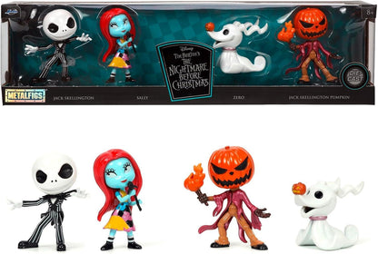 Nightmare Before Christmas 2.5 Inch Metal Figs - 4 Pack