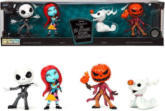 Nightmare Before Christmas 2.5 Inch Metal Figs - 4 Pack