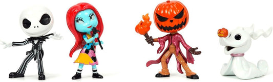 Nightmare Before Christmas 2.5 Inch Metal Figs - 4 Pack