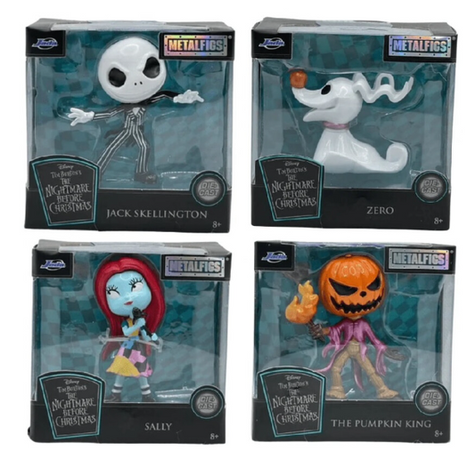 Nightmare Before Christmas 2.5 Inch Metal Figs - Full Set of 4