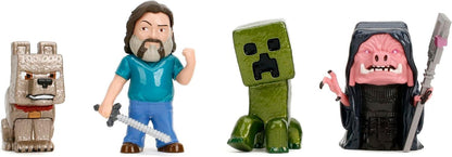 Minecraft 2.5 Inch Metal Figs Wave 5 Movie - Movie 4 Pack