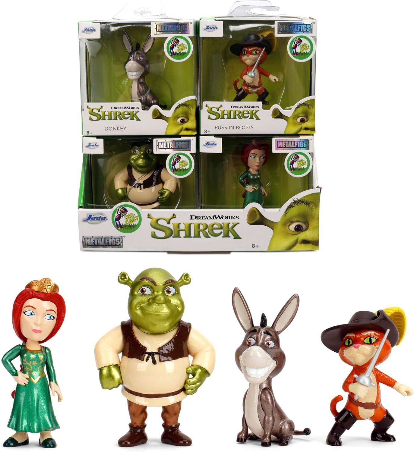Shrek 2.5 Inch Metal Figs - Full Set of 4