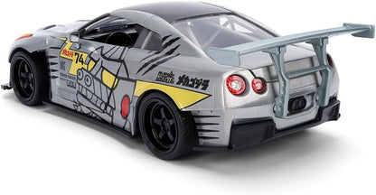 Gozilla Mechagodzilla with 2009 Nissan GT-R (R35) Ben Sopra 1:24 Scale Jada Hollywood Rides Die Cast Vehicle