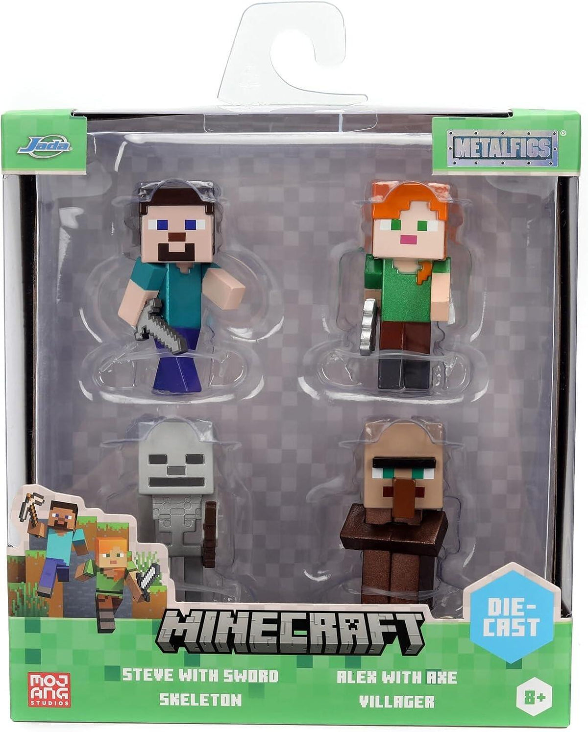Minecraft 2.5 Inch Metal Figs Wave 4 - 4 Pack